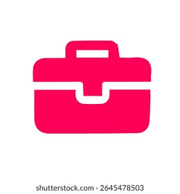 Flat fuchsia toolbox icon Element
