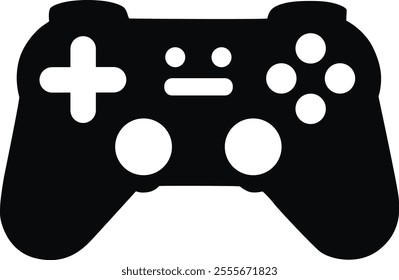 Flat Game Controller Icon for Apps and Websites with Modern Design