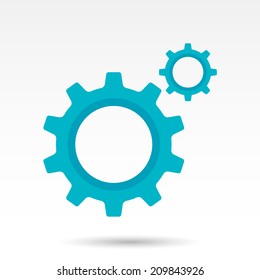 Flat Gear Icon