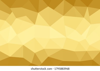 flache, geometrische abstrakte goldene Hintergrund-Vorlage