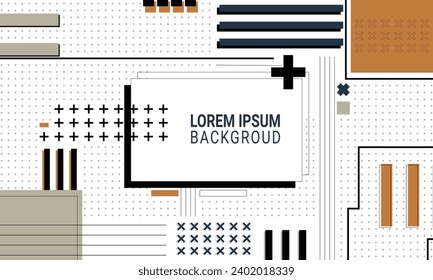 Flat geometric background. Abstract background. Vector illustration.