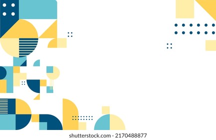 Flat geometric background Free Vector