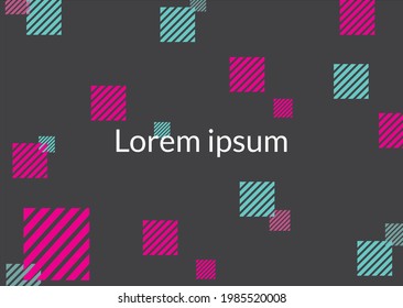 Flat geometric background mix of blue and pink. eps10