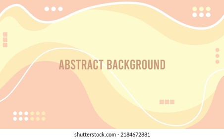 Flat geometric background with pink and yellow color, perfect for office, banner, landing page, background, wallpaper and more