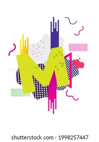 Flat geometric covers design. Colorful modernism. Simple shapes composition. Futuristic patterns