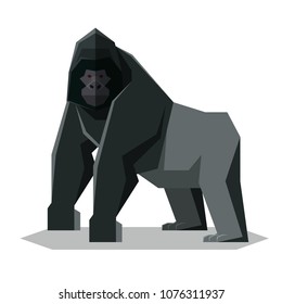 Flat geometric Gorilla