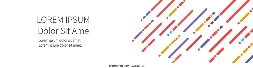 Flat geometric pattern. Abstract textures. Vector template.Suitable for infographics, presentation or advertising. -stock vector