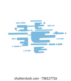 Flat geometric pattern. Abstract textures. Vector template. Suitable for infographics, presentation or advertising. -stock vector