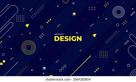 flat geometric pattern. colorful backgrounds.  Eps10 vector template.