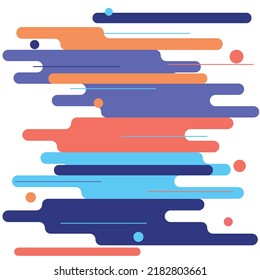 flat geometric pattern. Cool colorful background. Applicable to banners, posters, posters, flyers. Eps10 vector template.