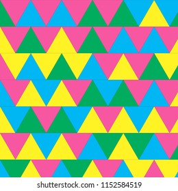 Flat geometric pattern texture. Multicolor abstract background for print and textile