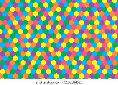 Flat geometric pattern texture. Multicolor abstract background for print and textile
