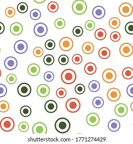 Flat geometric pattern texture. Multicolor abstract background for print and textile