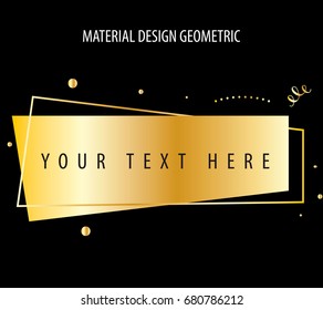 Flat Geometric Shape for Campaign or poster