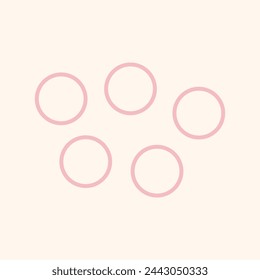 Flat geometric shape minimal cute
vector element