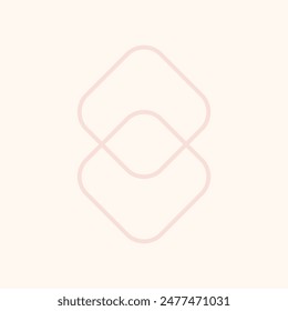 Flat geometric shape vector element