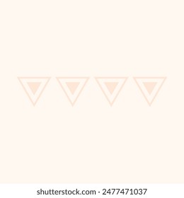 Flat geometric shape vector element