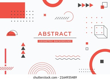 Flat geometric shapes background. Use for cover design, poster, artwork, template design, ad, print. illustration vector eps10