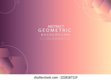 Papel de pared de formas geométricas planas, diversas formas y vector de fondo geométrico plano abstracto de línea 