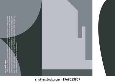 Flat geometric shard background design