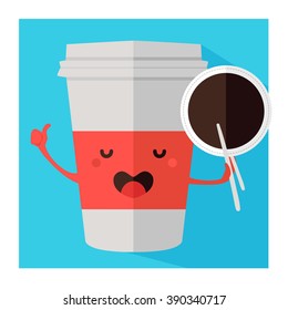 flat glass coffee keeps tally sticks