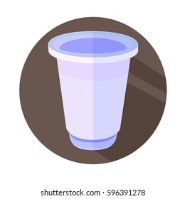 Flat glass icon.