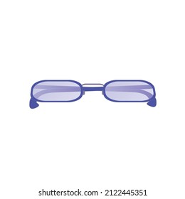 Vector De Ilustración Aislado De Gafas Planas