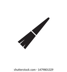 flat glyph brush paint icon. Logo element illustration. brush paint design. vector eps 10 . brush paint concept. Can be used in web and mobile .