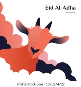 Flat Goat for the moment of Eid Al-Adha