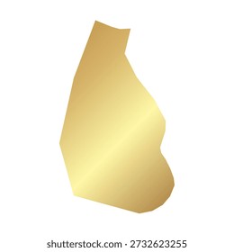 Flat Gold Montserrat Simple Map Banner Background