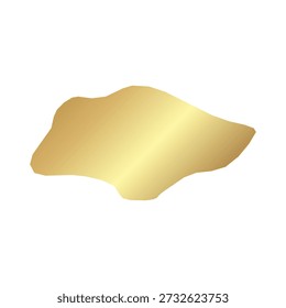 Flat Gold Singapore Simple Map Banner Background