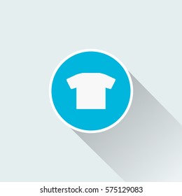 flat golf shirt icon