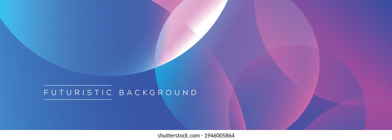 Flat gradient geometric circle shapes. Abstract background. Vector illustrations for placards, brochures, posters and banners