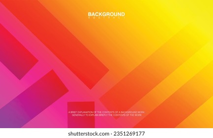 Flat gradient geometric design of abstract background