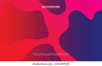 Flat gradient geometric design of abstract background