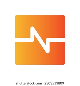 Flat Gradient Icon Logo Ilustration Vektor Isolate, Networking and Technology Icon - Set.Suitable for web Design,Logo,App