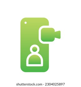Ilustración de logotipo de degradado plano Vektor Isolate, icono de interfaz de usuario - Set.Adecuado para diseño web, logotipo,aplicación
