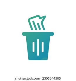 Flat Gradient Icon Logo Ilustration Vektor Isolate, User Interface Icon - Set.Suitable for web Design,Logo,App
