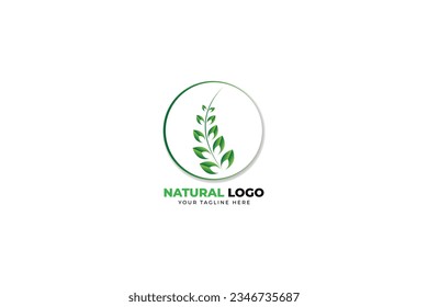 ilustración de concepto de naturaleza de gradiente plano