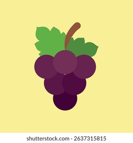Flat grapefruit icon, fresh and juicy, ideal for health, food, diet, or citrus-themed designs.