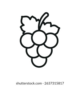 Flat grapefruit icon, fresh and juicy, ideal for health, food, diet, or citrus-themed designs.