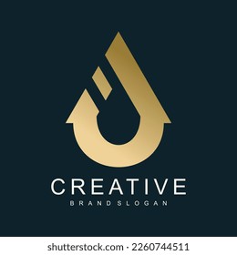 Flat graphic unique designer logo templates