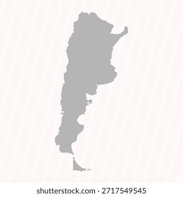 Plano de Fundo Cinza Plano Argentina Mapa Banner