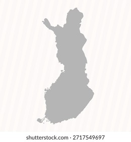Plano de Fundo Cinza Plano Finlandês Mapa Banner