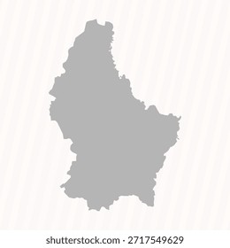 Fondo de Anuncio de mapa de Luxemburgo gris