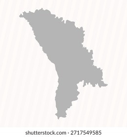 Plano de fundo cinza da bandeira do mapa da Moldávia