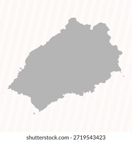 Flat Grey Saint Helena Karte Banner Hintergrund