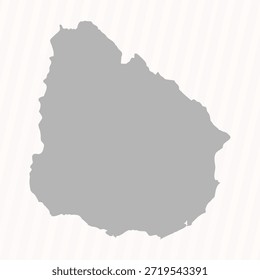 Plano de fundo cinza uruguaio mapa banner