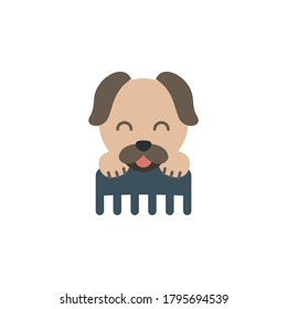 flat grooming icon, simple sign and symbol from Pet-vet collection, design element for User Interface