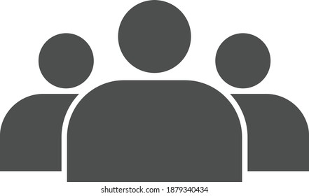 flat group design logo or illustrator